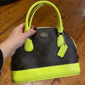 Coach satchel cross body